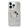 For iPhone 13 Pro Cat Claw Mirror TPU Phone Case(Silver)