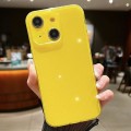 For iPhone 14 Plus Jelly Glitter Solid Color TPU Phone Case(Yellow)