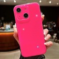 For iPhone 14 Plus Jelly Glitter Solid Color TPU Phone Case(Rose)
