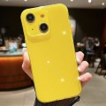 For iPhone 15 Plus Jelly Glitter Solid Color TPU Phone Case(Yellow)