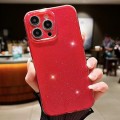 For iPhone 15 Pro Jelly Glitter Solid Color TPU Phone Case(Red)