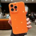 For iPhone 15 Pro Jelly Glitter Solid Color TPU Phone Case(Orange)