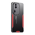 For OPPO Reno11 Blade Series TPU Hybrid Metal Phone Case(Red)