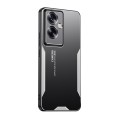 For OPPO A79 5G Global Blade Series TPU Hybrid Metal Phone Case(Silver)