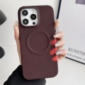 For iPhone 14 Pro MagSafe Thermal Sensor Discoloration Silicone Phone Case(Brown)
