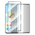 For OPPO A96 4G 10pcs ENKAY Full Glue High Aluminum-silicon Tempered Glass Film