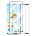 For Realme Narzo 30 5G 5pcs ENKAY Full Glue High Aluminum-silicon Tempered Glass Film