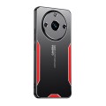 For  Realme 11 Pro+ Blade Series TPU Hybrid Metal Phone Case(Red)