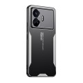 For Realme GT Neo5 SE Blade Series TPU Hybrid Metal Phone Case(Silver)