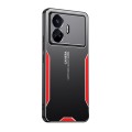 For Realme GT Neo5 SE Blade Series TPU Hybrid Metal Phone Case(Red)