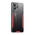 For Realme GT2 Pro Blade Series TPU Hybrid Metal Phone Case(Red)