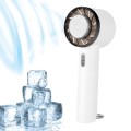 ENKAY Hat-Prince Handheld Mini Portable Cold Compress Cooling Fan(White)