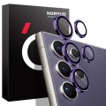For Samsung Galaxy S24 Ultra 5G NORTHJO Camera LensCD Vein Metal Ring Tempered Glass Film(Purple)