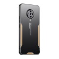 For vivo S6 Blade Series TPU Hybrid Metal Phone Case(Gold)