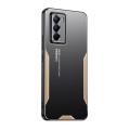 For vivo T1 Blade Series TPU Hybrid Metal Phone Case(Gold)