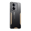 For Vivo iQOO Z8X Blade Series TPU Hybrid Metal Phone Case(Gold)