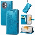 For vivo S18e Mandala Flower Embossed Leather Phone Case(Blue)
