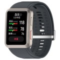 For Huawei Watch D Blood Pressure Watch Silicone Watch Band(Dark Grey)