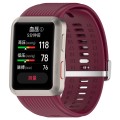For Huawei Watch D Blood Pressure Watch Silicone Watch Band(Wine Red)