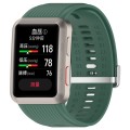 For Huawei Watch D Blood Pressure Watch Silicone Watch Band(Dark Green)