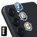 For Samsung Galaxy S24+ 5G ENKAY Hat-Prince AR 9H Rear Lens Glitter Aluminium Alloy Tempered Glass F