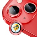 For iPhone 14 / 14 Plus ENKAY Hat-Prince AR 9H Rear Lens Aluminium Alloy Tempered Glass Film(Red)