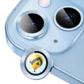 For iPhone 14 / 14 Plus ENKAY Hat-Prince AR 9H Rear Lens Aluminium Alloy Tempered Glass Film(Sierra