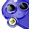 For iPhone 13 / 13 mini ENKAY Hat-Prince AR 9H Rear Lens Aluminium Alloy Tempered Glass Film(Royal B