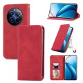 For Realme 12 Pro Retro Skin Feel Magnetic Leather Phone Case(Red)