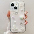 For iPhone 15 Cream Gum Decoden TPU Phone Case(Butterfly)
