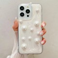 For iPhone 14 Pro Max Cream Gum Decoden TPU Phone Case(Pearl)