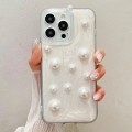 For iPhone 13 Pro Max Cream Gum Decoden TPU Phone Case(Pearl)