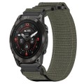 For Garmin Epix Pro 47mm 22mm Nylon Hook And Loop Fastener Watch Band(Grey)