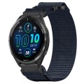 For Garmin Forerunner 965 22mm Nylon Hook And Loop Fastener Watch Band(Blue)