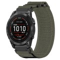 For Garmin Epix Pro 51mm 26mm Nylon Hook And Loop Fastener Watch Band(Grey)
