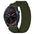 For Garmin Descent MK 2i 26mm Nylon Hook And Loop Fastener Watch Band(Army Green)