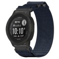 For Garmin Instinct 2S 20mm Nylon Hook And Loop Fastener Watch Band(Blue)