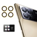 For Xiaomi Mix Fold 3 ENKAY Hat-Prince 9H Rear Camera Lens Aluminium Alloy Tempered Glass Film(Golde