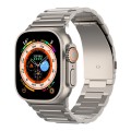For Apple Watch Series 9 45mm I-Shaped Titanium Watch Band(Titanium)