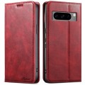 For Google Pixel 8 Pro Suteni J02 Oil Wax Wallet Leather Phone Case(Red)