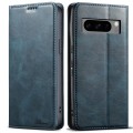 For Google Pixel 8 Suteni J02 Oil Wax Wallet Leather Phone Case(Blue)