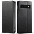 For Google Pixel 6 Pro Suteni J02 Oil Wax Wallet Leather Phone Case(Black)