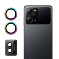 For Xiaomi Poco X5 Pro ENKAY Hat-Prince 9H Rear Camera Lens Aluminium Alloy Tempered Glass Film(Colo