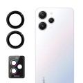 For Xiaomi Redmi 12 4G ENKAY Hat-Prince 9H Rear Camera Lens Aluminium Alloy Tempered Glass Film(Blac