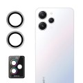 For Xiaomi Redmi 12 4G ENKAY Hat-Prince 9H Rear Camera Lens Aluminium Alloy Tempered Glass Film(Silv