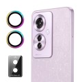 For OPPO Reno11 F ENKAY Hat-Prince 9H Rear Camera Lens Aluminium Alloy Tempered Glass Film(Colorful)