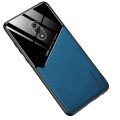 For OPPO K3 All-inclusive Leather Organic Glass Phone Case(Blue)