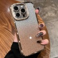 For iPhone 14 Pro Diamond Gradient Glitter TPU Phone Case(Gradient Gold)