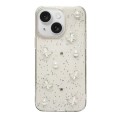 For iPhone 15 Plus Glitter Pearl Butterfly TPU Phone Case(Pearl Butterfly)