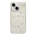 For iPhone 15 Glitter Pearl Butterfly TPU Phone Case(Pearl Butterfly)